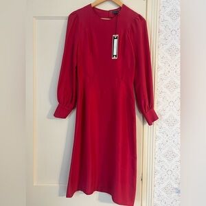 NWT magenta pink long sleeve tocca dress